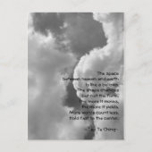 Tao Te Ching No.4/ Postcard Postkarte (Vorderseite)