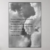 Tao Te Ching No.4/Poster Poster (Vorne)
