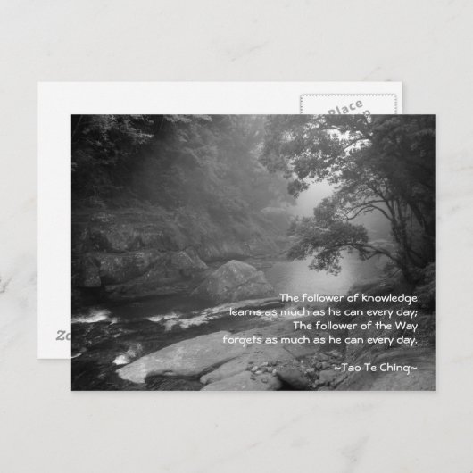 Tao Te Ching No.5/ Postcard No.5 Postkarte (Vorne/Hinten)