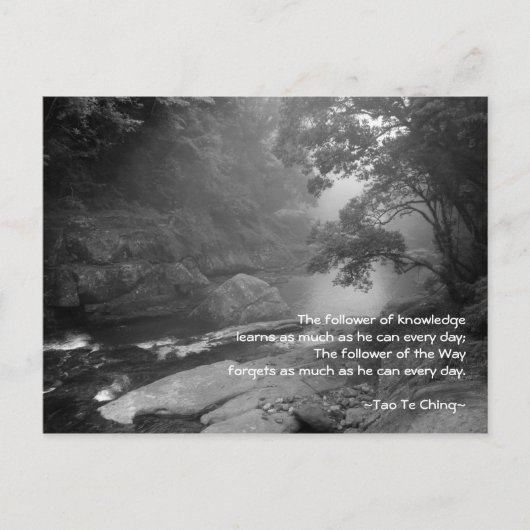 Tao Te Ching No.5/ Postcard No.5 Postkarte (Vorderseite)
