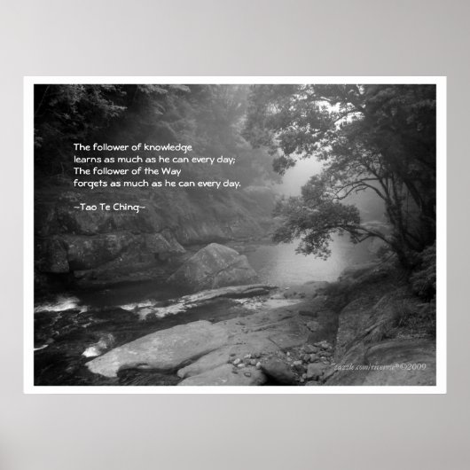 Tao-Te-Ching No.5/ Poster (Vorne)