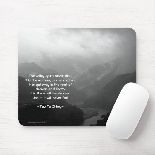 Tao Te Ching No.6 /Mousepad Mousepad (Mit Mouse)