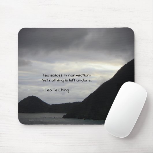 Tao Te Ching No.7/ Mousepad (Mit Mouse)