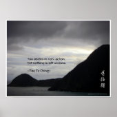 Tao Te Ching No.7/ Poster (Vorne)