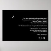 Tao Te Ching No.8 Poster (Vorne)