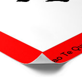 Tao The Quan Wall Poster (Ecke)