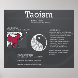Taoism Chalkboard Poster *UPDATED*