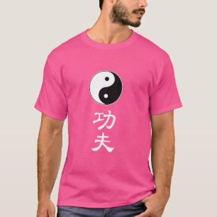 Taoismus für Kampfkunst Symbol-Charakter Kung Fu T-Shirt