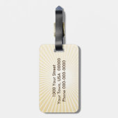 Taoismus Gepäckanhänger (Rückseite vertikal)