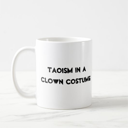 Taoismus in einer Clownkostüm-Tasse Kaffeetasse (Links)