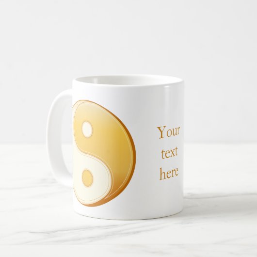 Taoismus Kaffeetasse (Vorderseite Links)