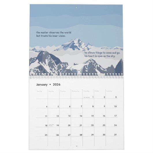 Taoismus-Kalender Kalender (Jan 2026)