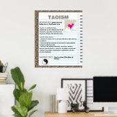 Taoismus Poster (Heimbüro)