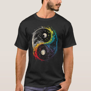 Taoismus Yin Yang Symbol auf Zen Taijitu Yin T-Shirt