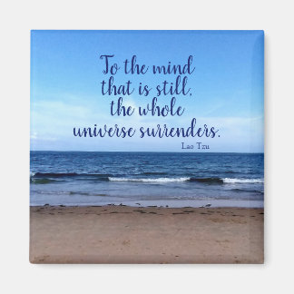 Taoist Quote Beach Foto Magnet