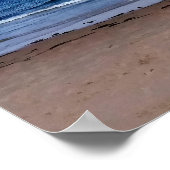 Taoist Quote Beach Foto Poster (Ecke)