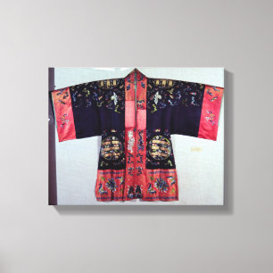 Taoist-Robe mit Tai-Chi Yin und Yang Leinwanddruck