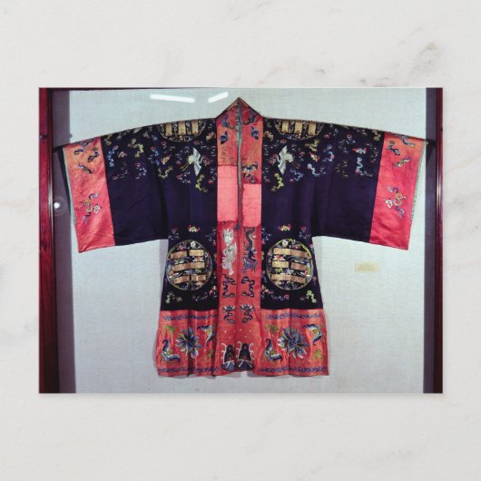 Taoist Robe mit Tai Chi Yin und Yang Postkarte (Vorderseite)