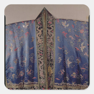 Taoist-Robe von einem Kaisertempel Quadratischer Aufkleber