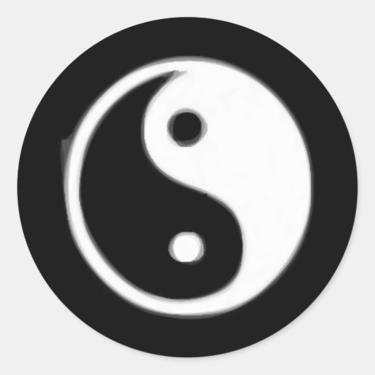 Taojitu Runder Aufkleber (Vorderseite)