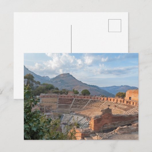 Taormina. #10. postkarte (Vorne/Hinten)