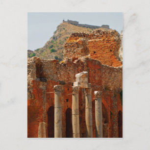 Taormina 10 postkarte