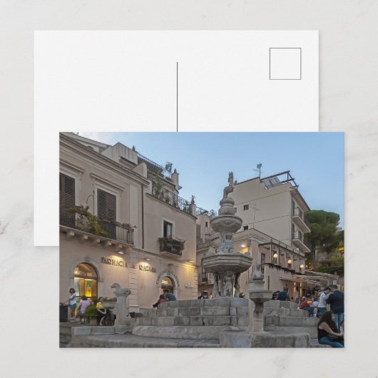 Taormina. #18. postkarte (Vorne/Hinten)