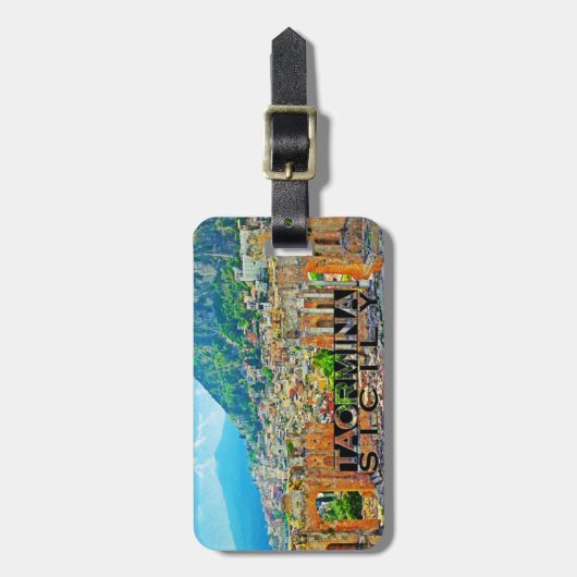 Taormina Gepäckanhänger (Vorderseite vertikal)