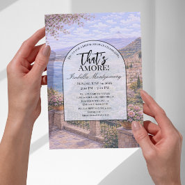 Taormina Italian Themed Bridal Shower Einladung