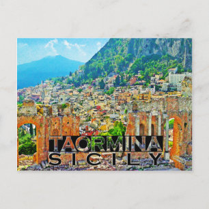 Taormina Postkarte