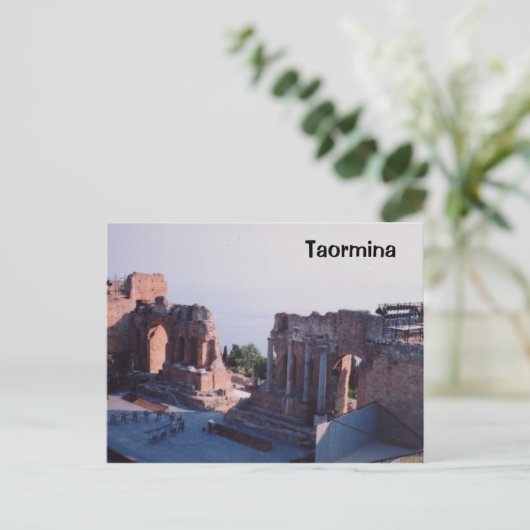 Taormina Postkarte (Stehend Vorderseite)