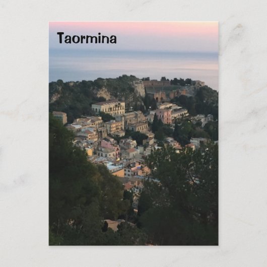 Taormina Postkarte (Vorderseite)