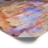 Taormina Sicily Italy Narrow Street Steps Malerei Poster (Ecke)