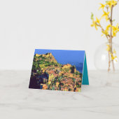 TAORMINA - Sizilien - Karte (Gelbe Blume)