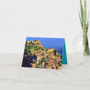 TAORMINA - Sizilien - Karte