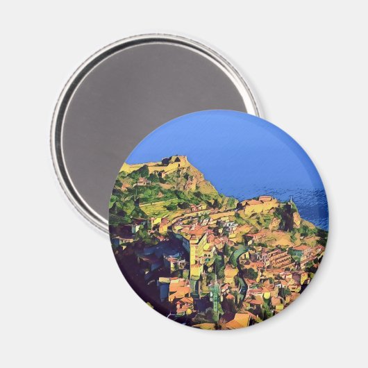 TAORMINA - Sizilien - Magnet (Vorderseite/Rückseite)