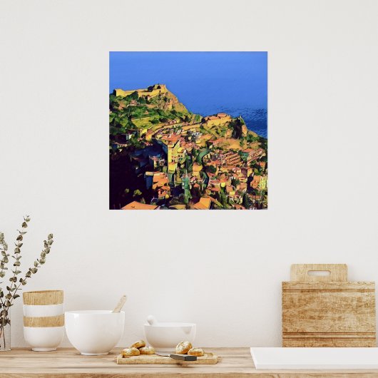 TAORMINA - Sizilien - Poster (Küche)