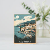 Taormina, Sizilien Postkarte (Stehend Vorderseite)