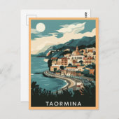 Taormina, Sizilien Postkarte (Vorne/Hinten)