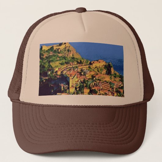 TAORMINA - Sizilien - Truckerkappe (Vorderseite)
