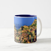 TAORMINA - Sizilien - Zweifarbige Tasse (VorderseiteRechts)
