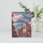 Taormina, Stylist von Sizilien Postkarte (Stehend Vorderseite)