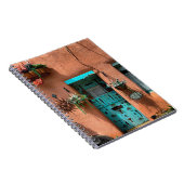 Taos Adobe Blue Door Foto Notizblock (Rechte Seite)