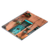 Taos Adobe Blue Door Foto Notizblock (Linke Seite)