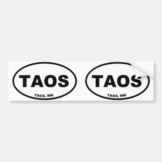 Taos Autoaufkleber (Vorne)