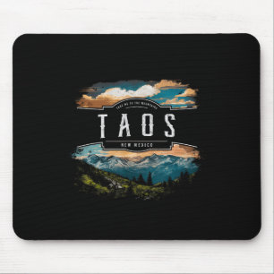 Taos Berge New Mexico Wandern Outdoor Vintage  Mousepad