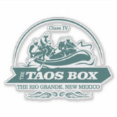 Taos Box (Rio Grande)(Rafting 2) Aufkleber (Vorderseite)