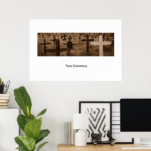 Taos Cemetary Poster (Heimbüro)