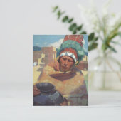 Taos Indian Hola Water Jug by Blumenschein (Stehend Vorderseite)