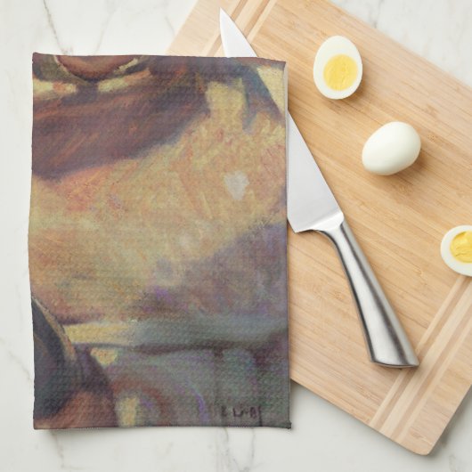 Taos Indian Hola Water Jug by Blumenschein Geschirrtuch (Viertel Falte)